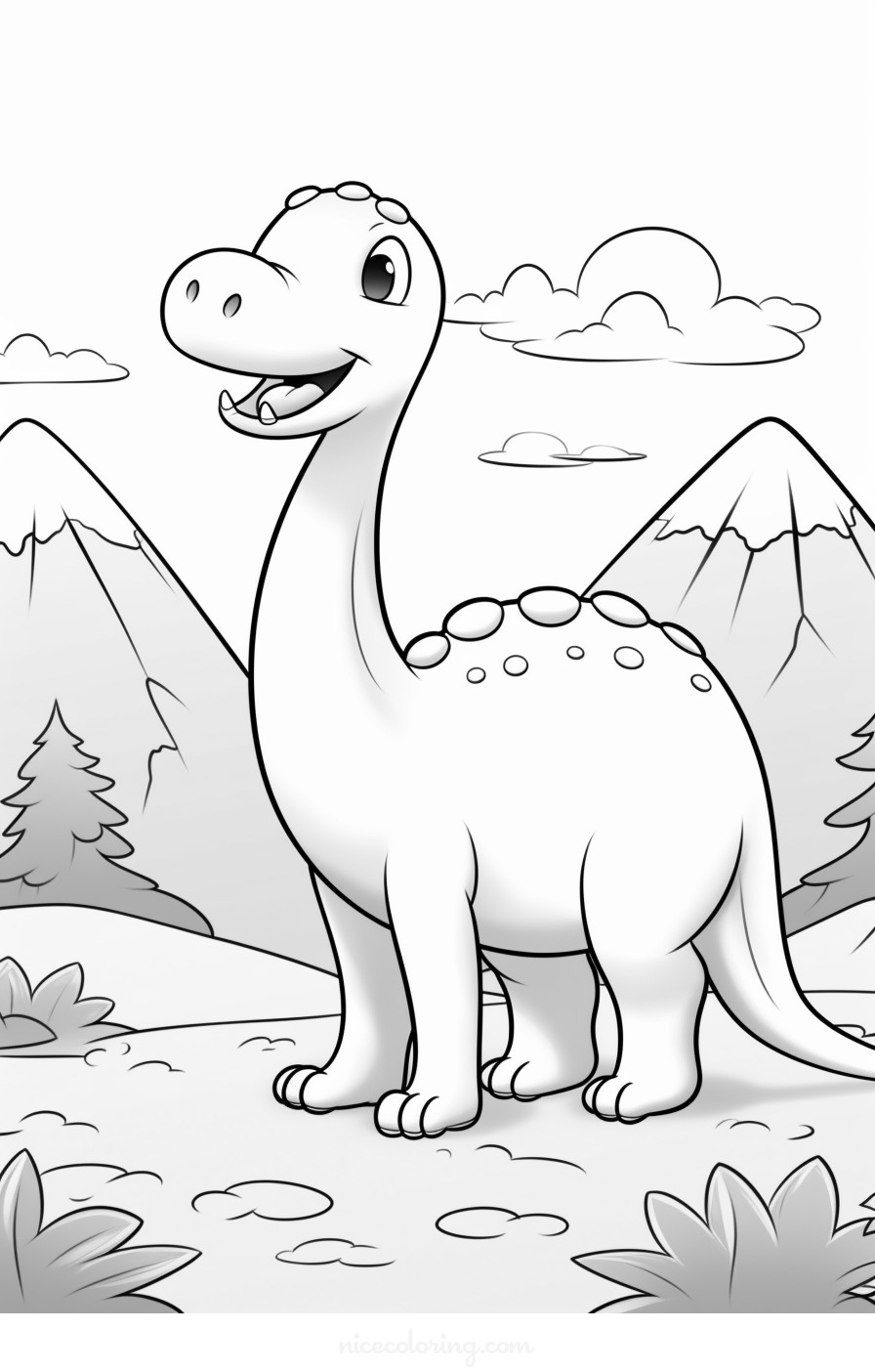 Tyrannosaurus Rex in a lush prehistoric world