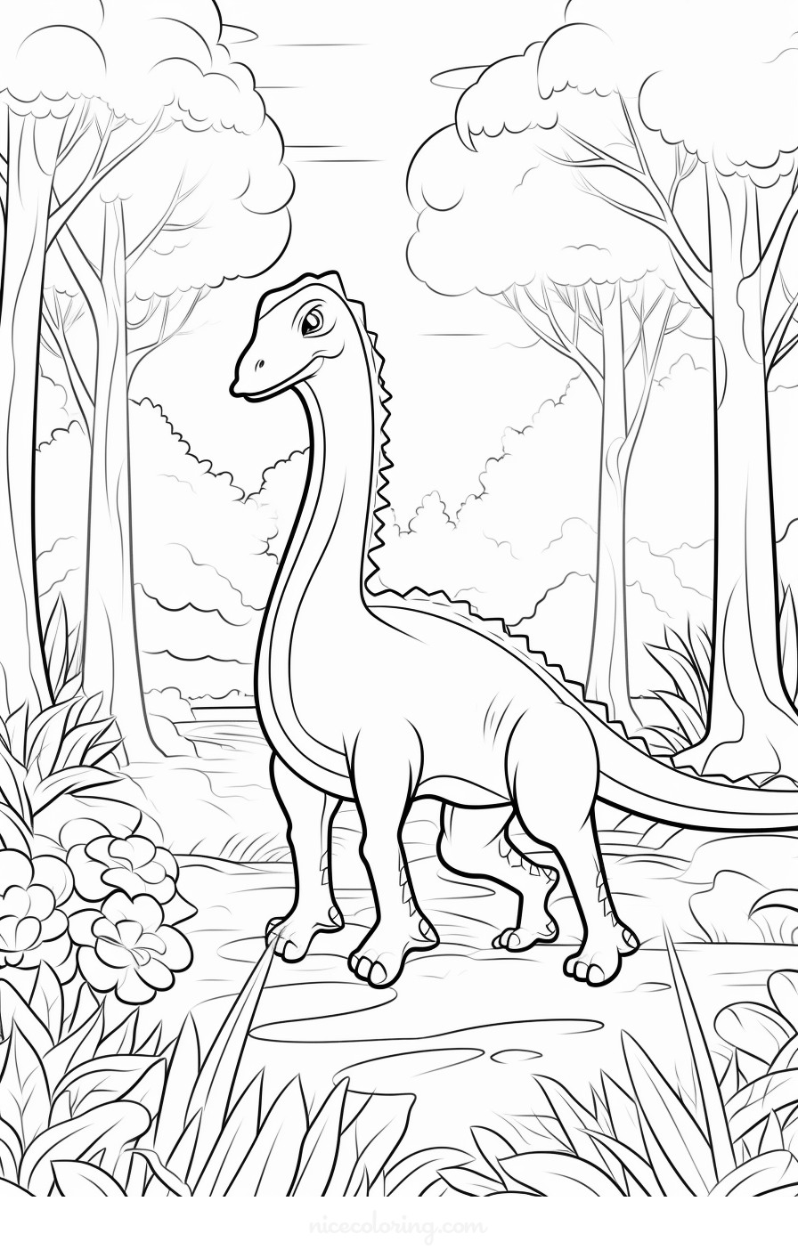 Tyrannosaurus Rex dinosaur coloring